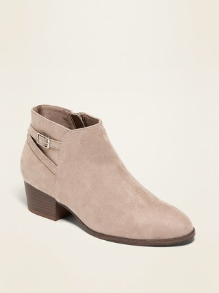 Faux-Suede Ankle Boots for Girls | Old Navy (US)