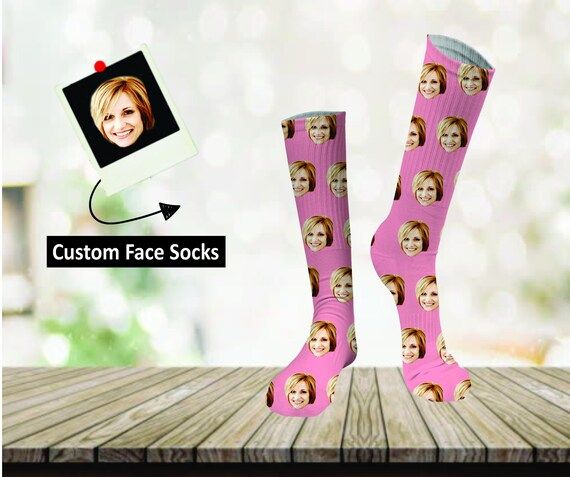 Custom Face Socks Photo Socks Put your Face on socks Cat | Etsy | Etsy (CAD)