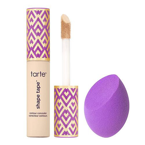 Tarte tarte Shape Tape Concealer with Quickie Blending Sponge - 12N Fair Neutral | HSN
