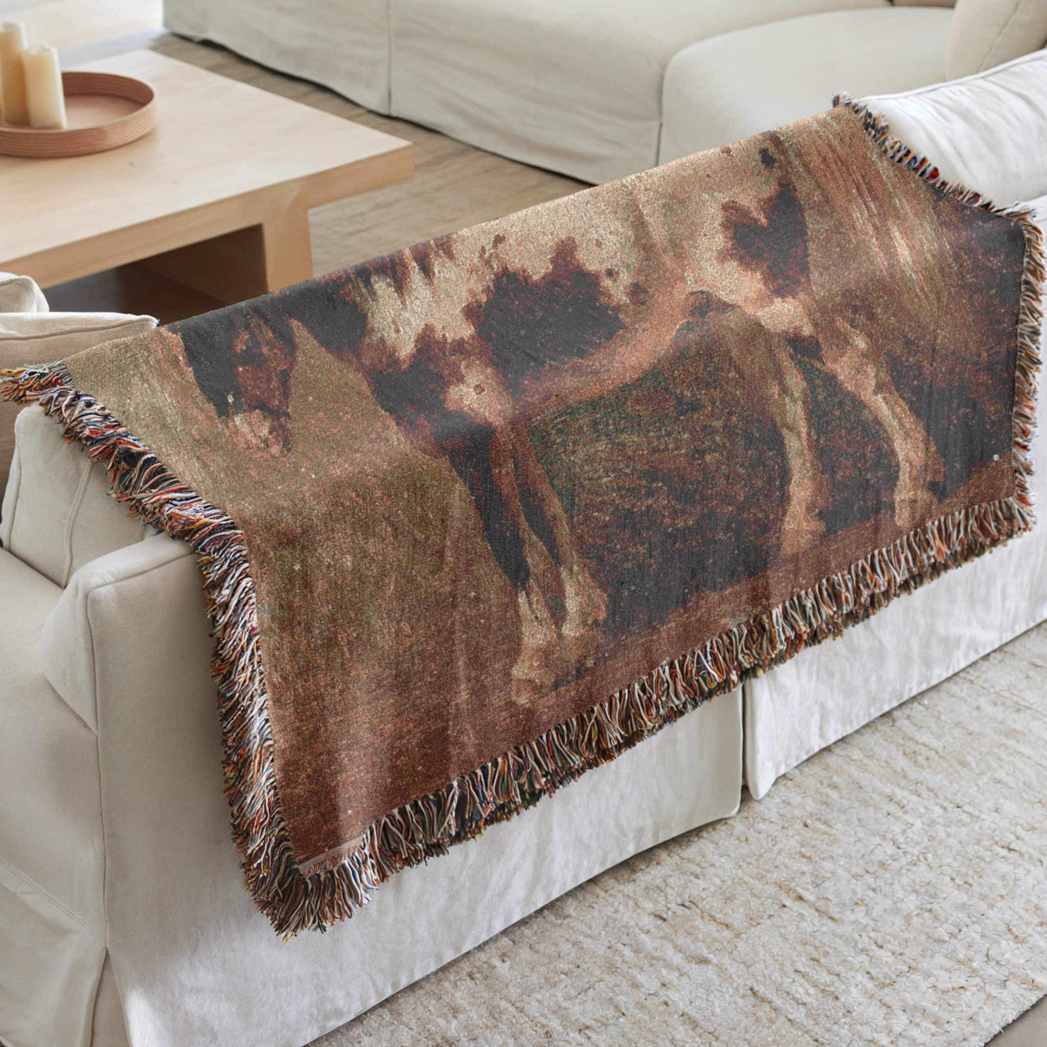 Modern Farmhouse Woven Tapestry Blanket with a Vintage Painted Horse 

A perfect touch to your neutral home  

 

#LTKstyletip #LTKfamily #LTKgiftguide