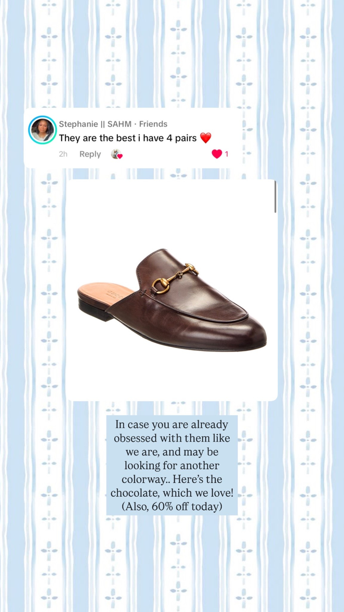 Who doesn’t love Guccis on sale? 

#LTKShoeCrush #LTKSpringSale #LTKWorkwear
