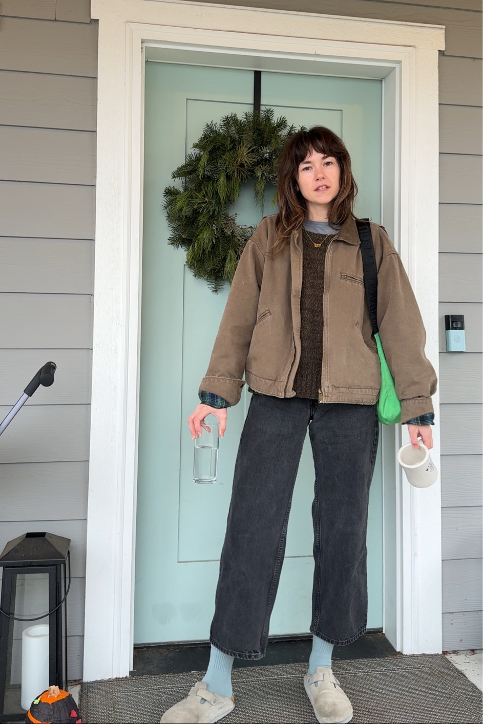 1.24 wfh ootd ! Jeans are vintage Levi’s, sweater is super old Aritzia  

#LTKItBag #LTKWorkwear