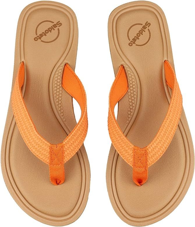 Saidoteto Women's Slide Sandals-Comfortable Lightweight Open Toe Slip On Adjustable Velcro Strap ... | Amazon (US)