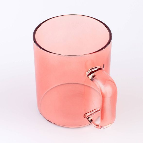 14oz Glass Mug Pink - Parker Lane | Target