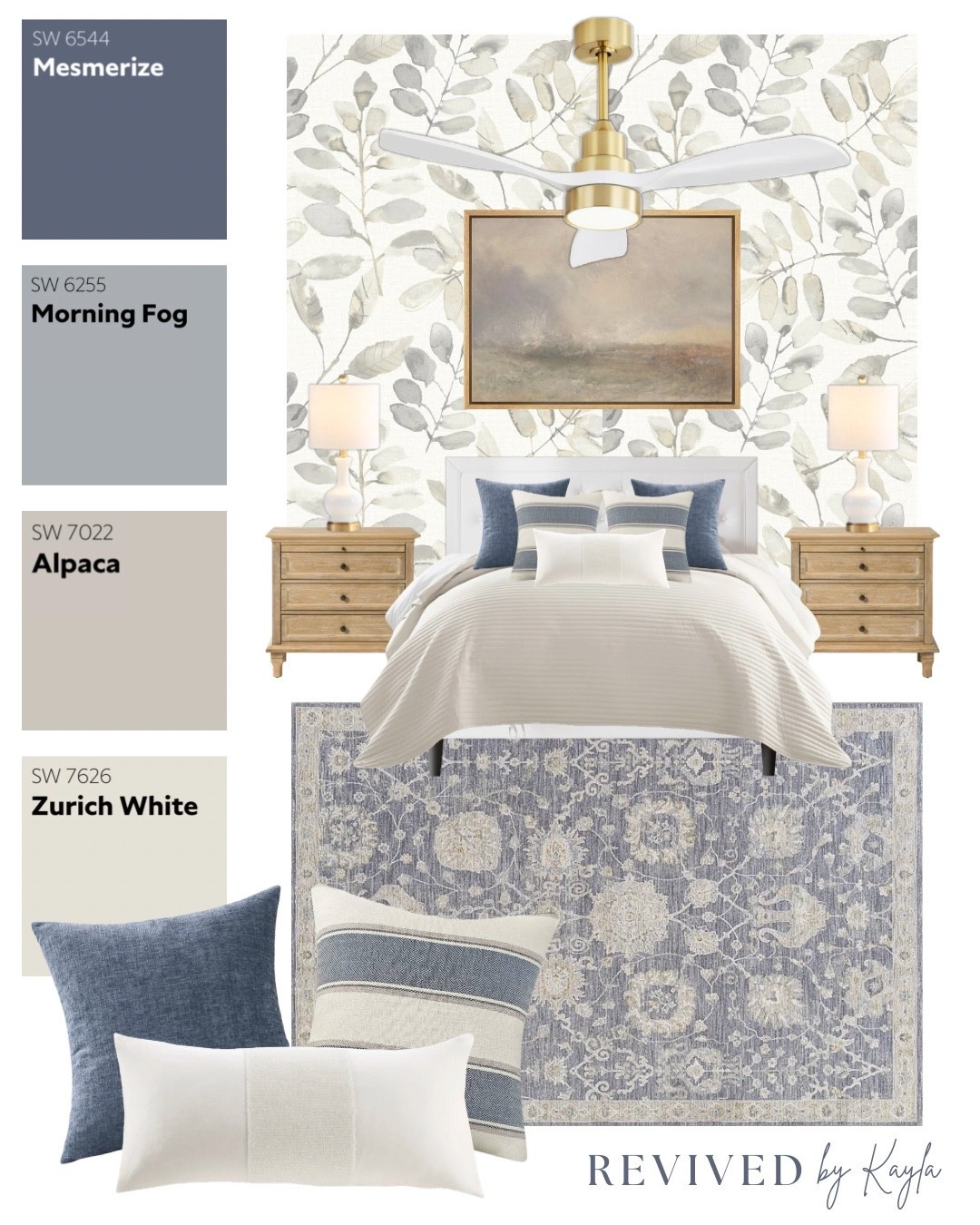 Blue bedroom design mood board 💙✨

bedroom decor, bedroom makeover, bedroom inspo, home decor, home design, home decorating, blue room decor, cozy calming modern traditional home, Sherwin Williams, Wayfair, Amazon Home

#LTKHome