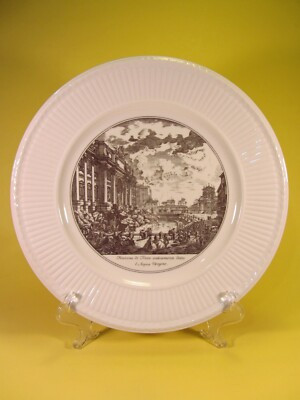 Wedgwood Collector's Piranesi Plate Trevi Fountain Side View Rome Italy | eBay US