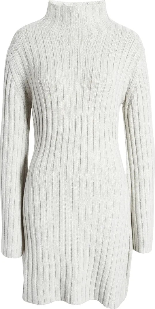 French Connection Babysoft Long Sleeve Rib Sweater Dress | Nordstrom | Nordstrom