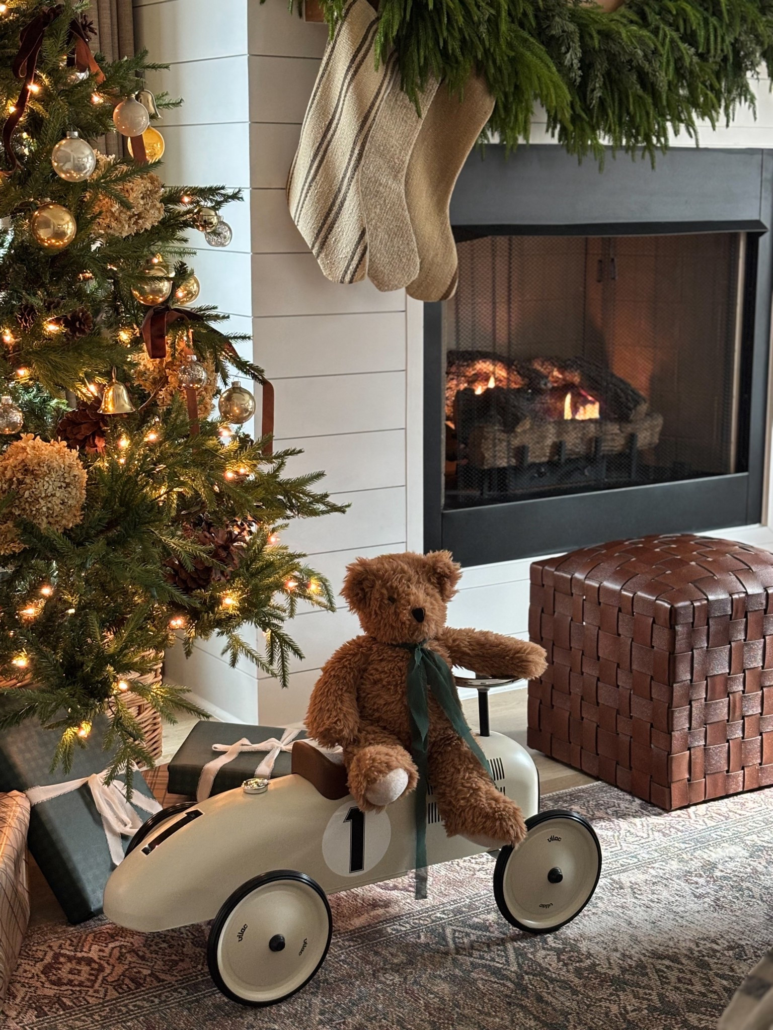 Living room moments — the sweetest little vintage-style ride-on car under the Christmas tree. A mix of classic holiday touches and simple childhood nostalgia 🤎

Christmas tree, vintage toys, ride on car, neutral Christmas decor, timeless holiday decor, classic Christmas style, cozy living room, layered holiday styling, LTK home, LTK holiday, LTK decor, LTK Christmas

#LTKSeasonal #LTKGiftGuide #LTKHoliday