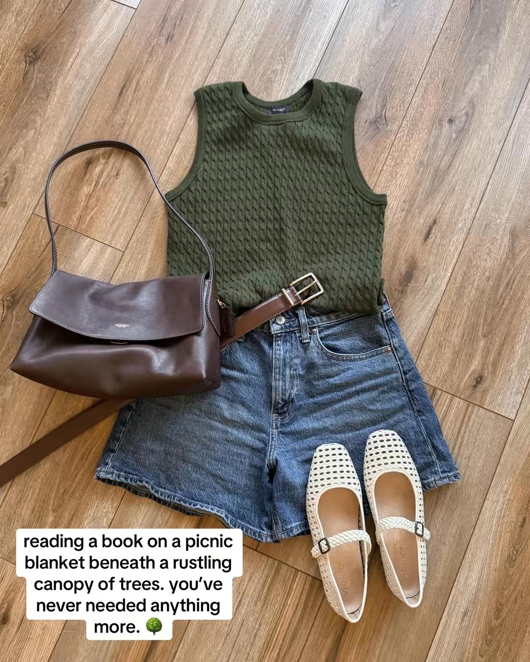summer to fall transition outfits. sleeveless sweater. denim
shorts. everyday comfy flats.

#LTKSeasonal #LTKSaleAlert #LTKootd