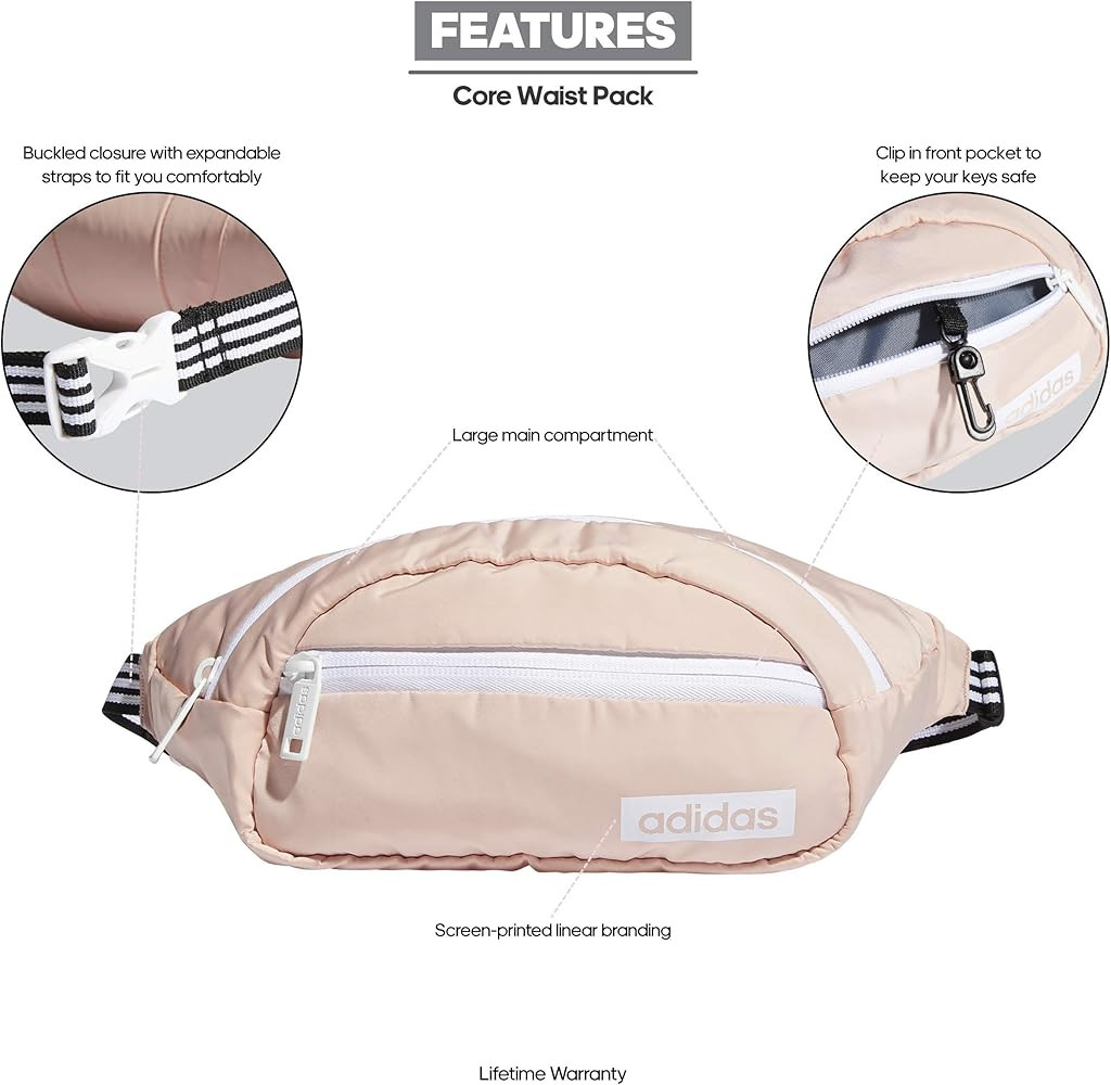 adidas Core Waist Pack Fanny Bag | Amazon (US)