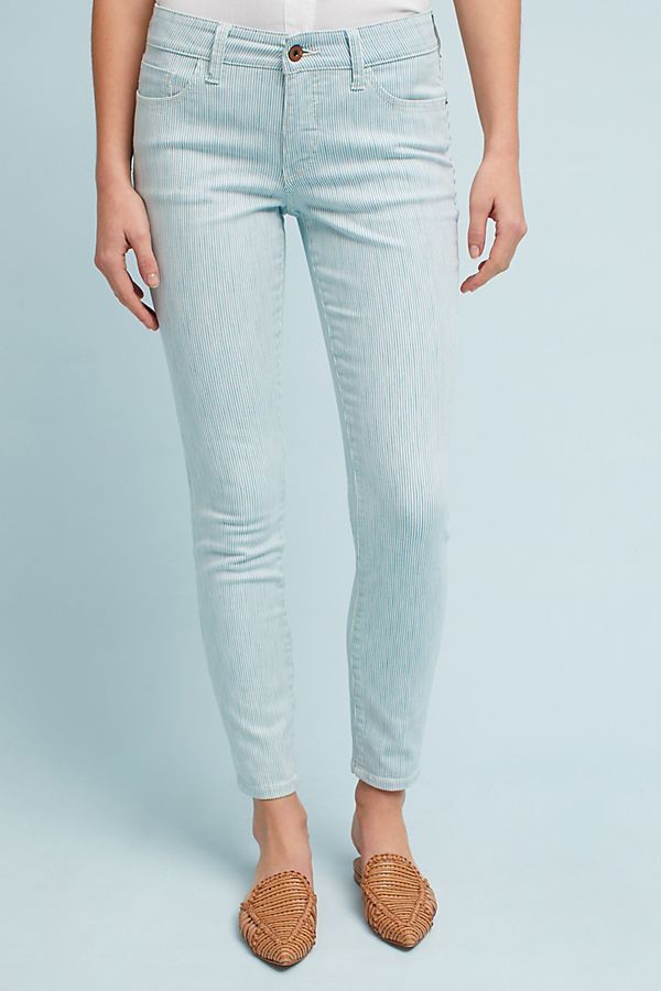 Pilcro Mid-Rise Skinny Ankle Jeans | Anthropologie (US)