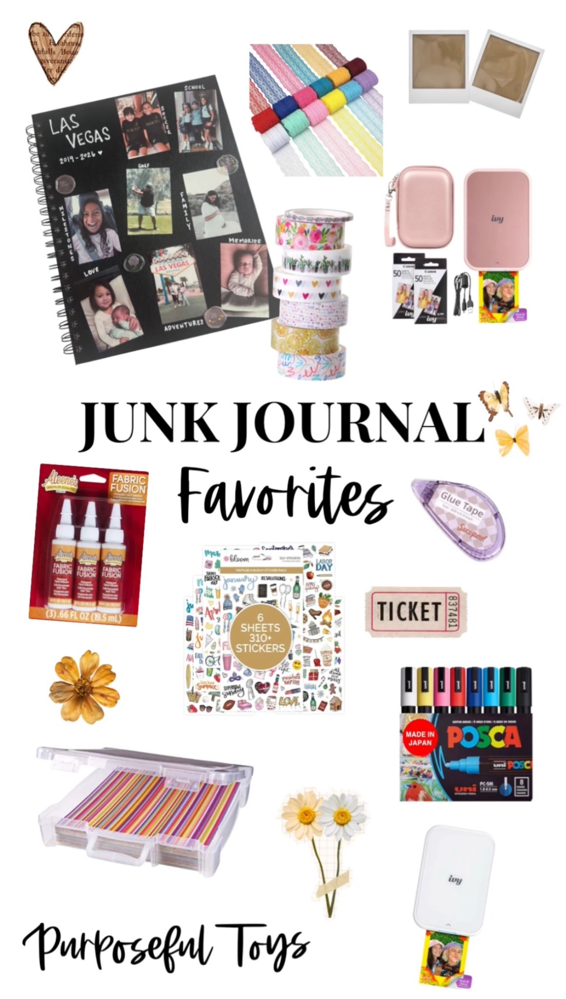 Junk Journal Favorites 😍 My girls and I are loving creating these fun journals/scrapbooks!

#LTKFindsUnder50 #LTKFamily #LTKKids