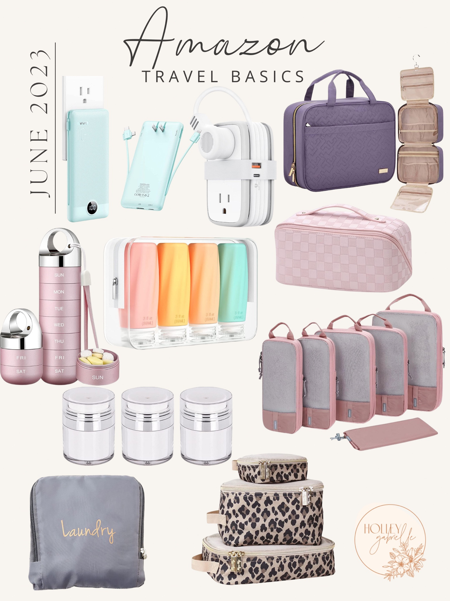 Some amazon travel basics I love 🫶🏼⚡️ 

#beach #vacay #summer #essentials 

#LTKhome #LTKunder50 #LTKFind