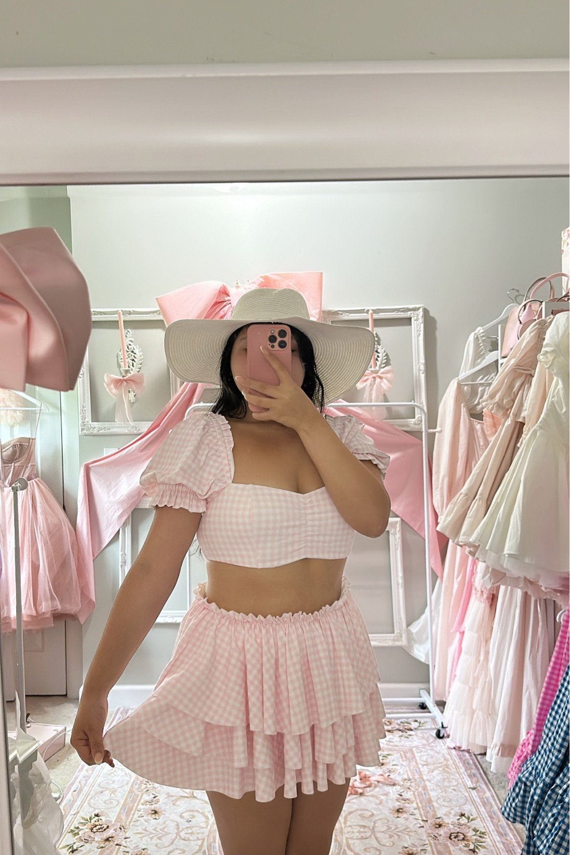 save 10% with my code valerie_mcpherson
#pink #pinkswimsuit 

#LTKMidsize #LTKSwim