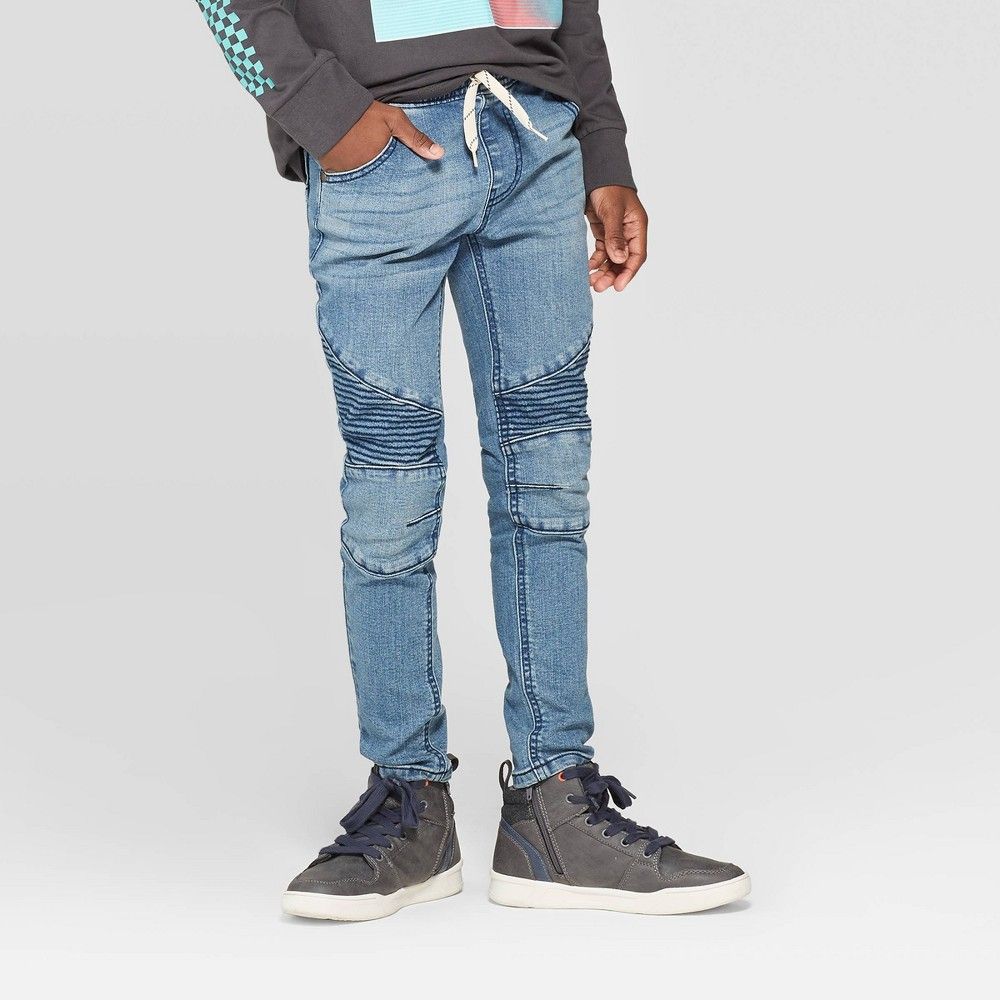 Boys' Super Skinny Mid-Rise Pull-On Jeans - art class™ | Target