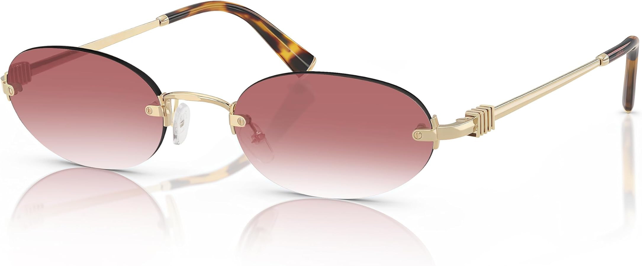 Retro Small Oval Sunglasses for Women Men, 2025 Trendy Rimless Sun Glasses Fashion Narrow Shades ... | Amazon (US)