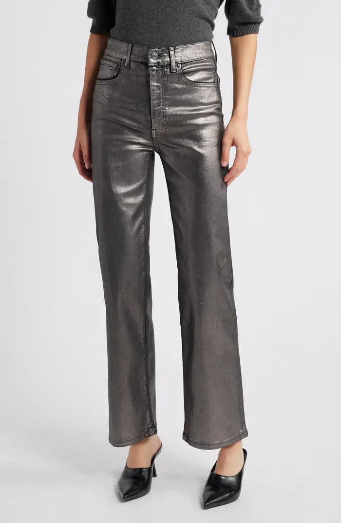 FRAME Le Sleek Straight Leg Coated Jeans | Nordstromrack | Nordstrom Rack