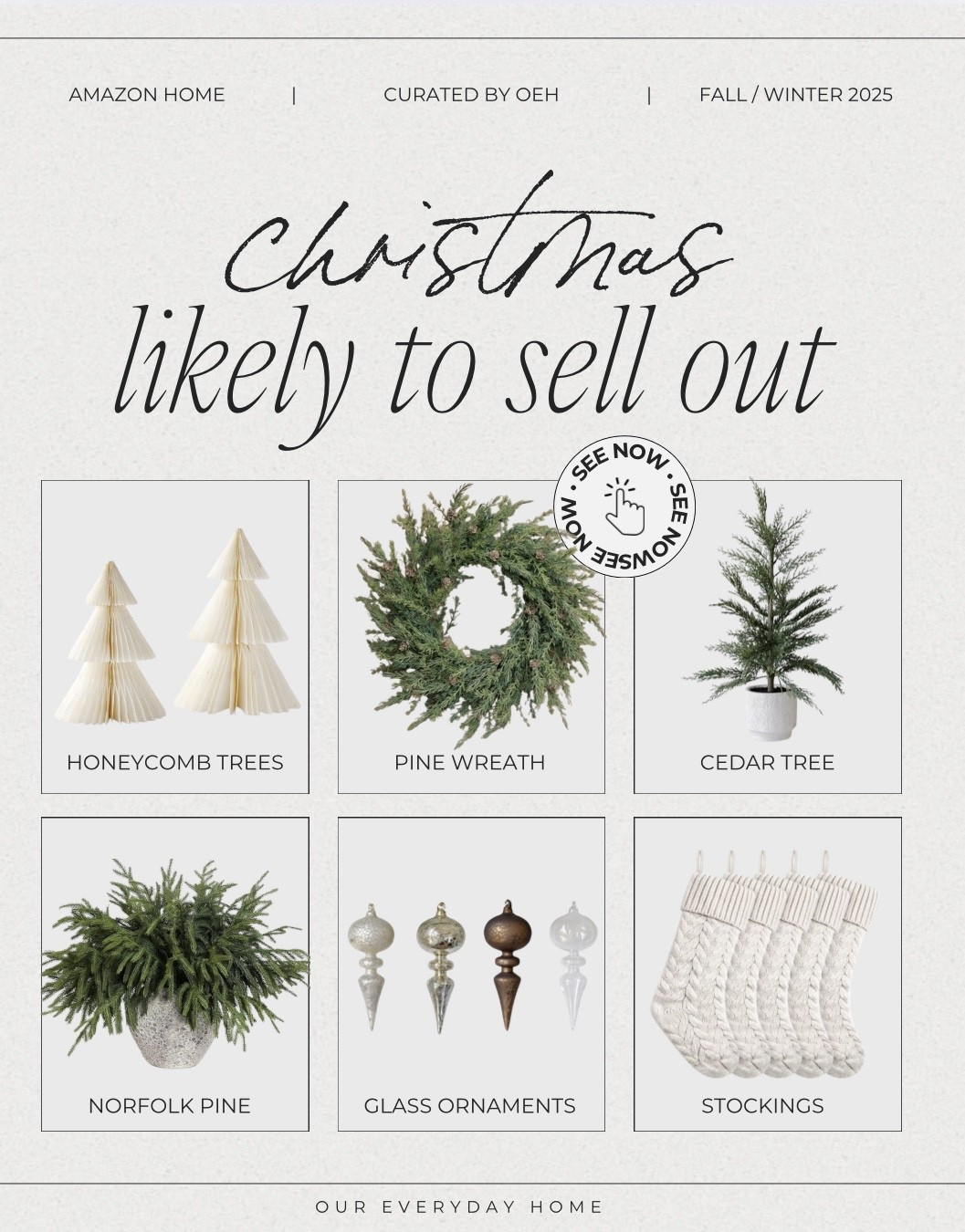 Christmas may not be here yet - but these finds will be gone before it’s here! 

Christmas home decor 
Amazon home 

#LTKFindsUnder50 #LTKHome #LTKSeasonal