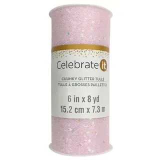 Chunky Glitter Tulle by Celebrate It™ | Michaels | Michaels Stores