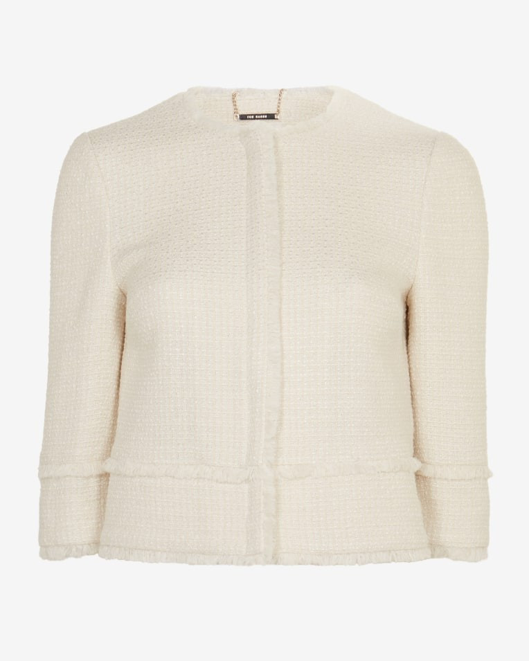 Cropped boucle jacket | Ted Baker (UK)