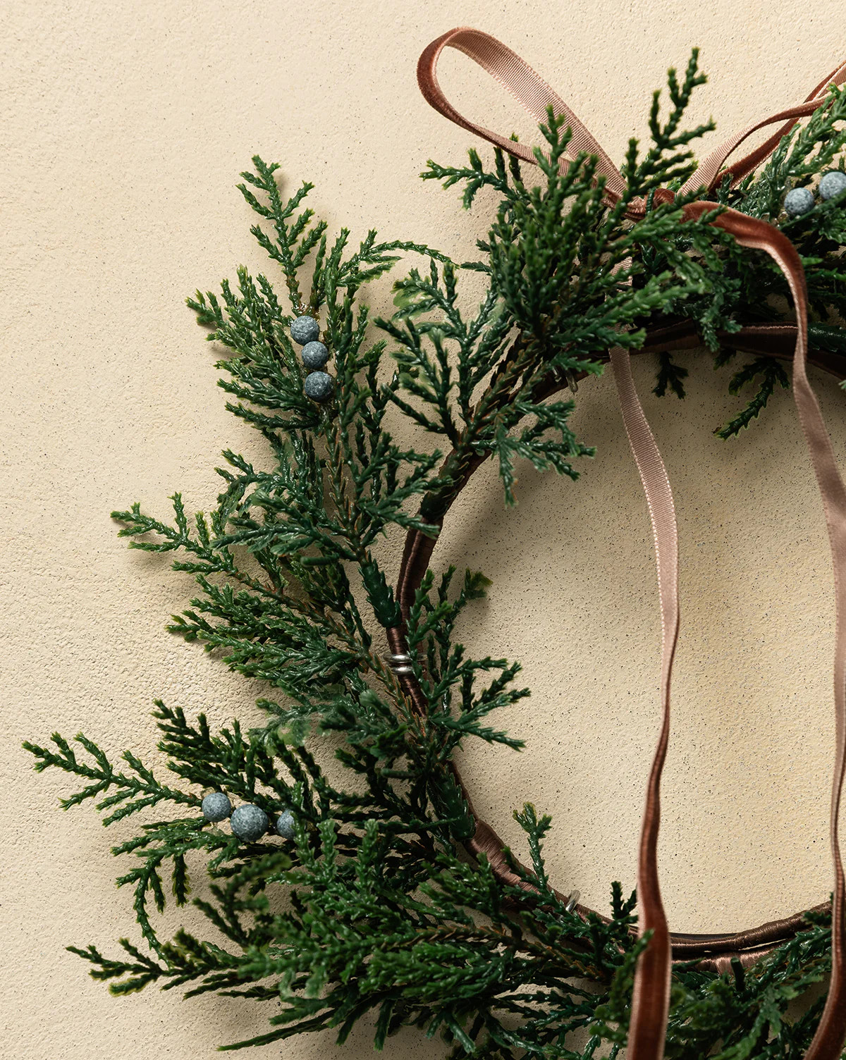8" Blueberry & Juniper Faux Wreath | McGee & Co. (US)