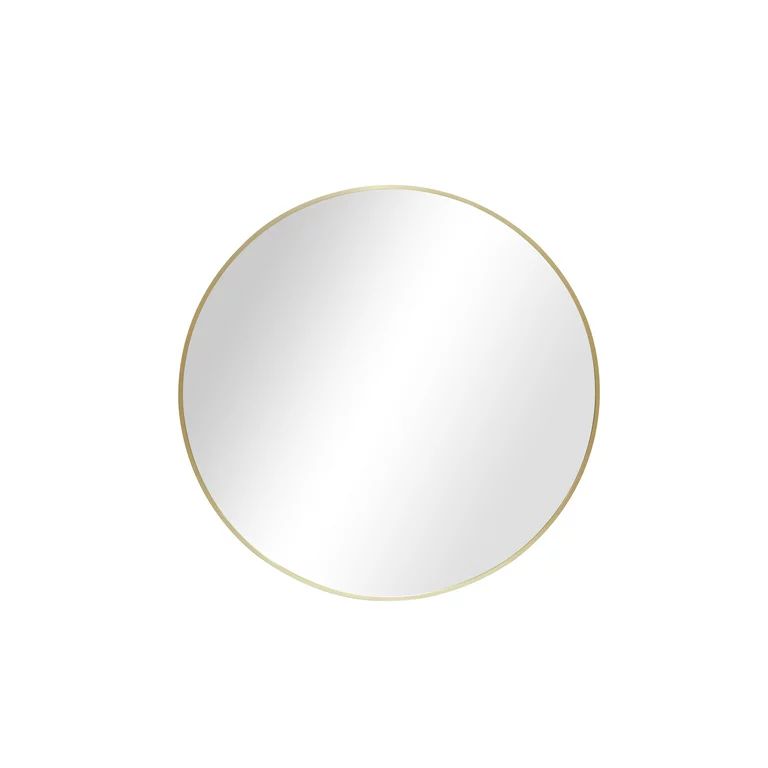 Better Homes & Gardens Wall Mirror Round, 28IN Diameter, Gold Finish | Walmart (US)