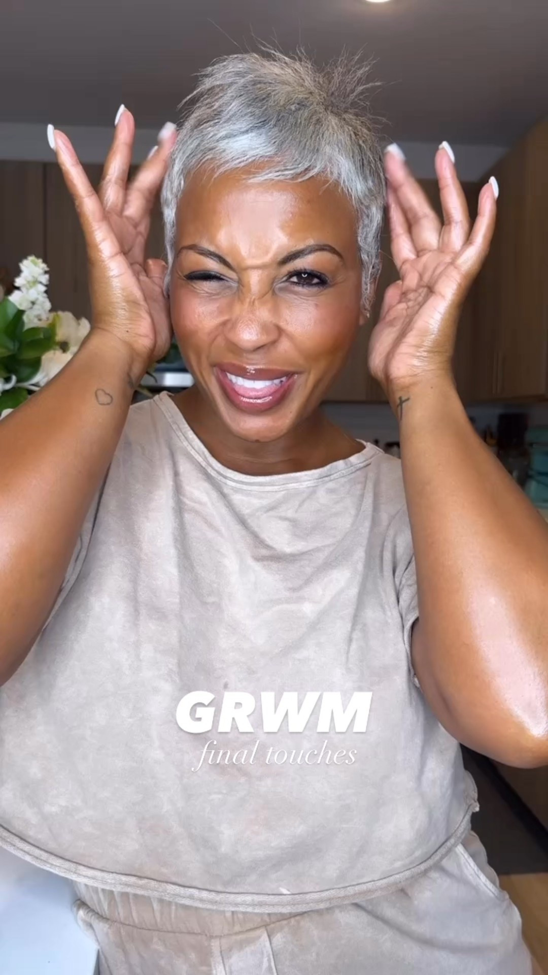 Hydrated lips & hair! 

Disclaimer: some items may be limited availability 😫 but tagging a few similar pieces and linking what’s available! 🫶🏽


#outfitinspo #flyageless  #silverhair #pixiecut #shorthairstyle #midlife #fashionover40 #stylereel #LTKStyle #ootd #outfitcheck #outfitdetail #fitcheck #fashionover40 #casualchic #fashionreelcreator #silverhair #whattowearnow #greyhair #streetsyle #outiftinspo #casualchicstyle #LTKParty #LTKFashionFinds

#LTKBeauty #LTKStyleTip #LTKOver40