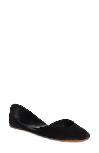The Row Gemma d'Orsay Ballet Flat in Black at Nordstrom Rack, Size 10Us / 40Eu | Nordstrom Rack