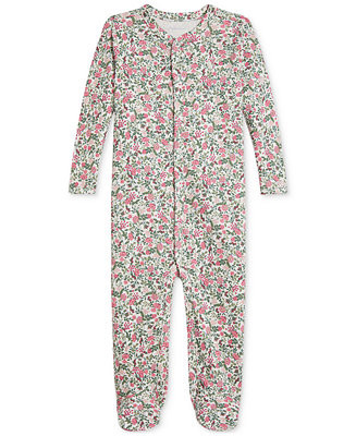 Baby Girls Floral Coveralls | Macy's