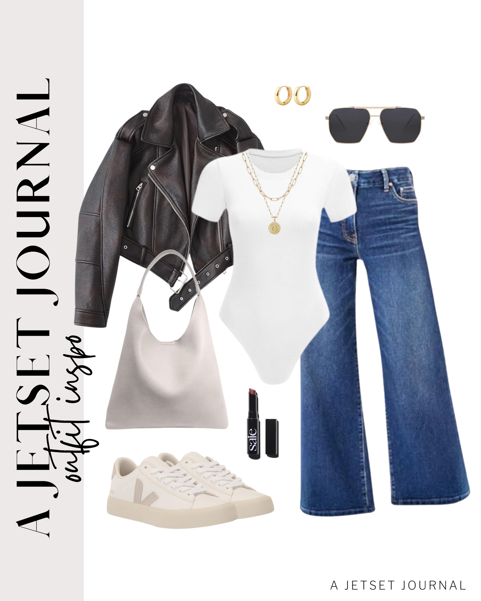 Rock a stylish look with a faux leather jacket, wide-leg jeans, a short sleeve bodysuit, and sneakers!
winter outfit, casual style, amazon fashion, faux leather jacket, wide-leg jeans, short sleeve bodysuit, casual chic, street style, trendy outfit, everyday fashion, laid-back look, comfortable style, sneaker fashion

#LTKU #LTKStyleTip #LTKSeasonal