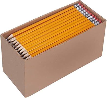 AmazonBasics Pre-sharpened Wood Cased #2 HB Pencils, 150 Pack | Amazon (US)