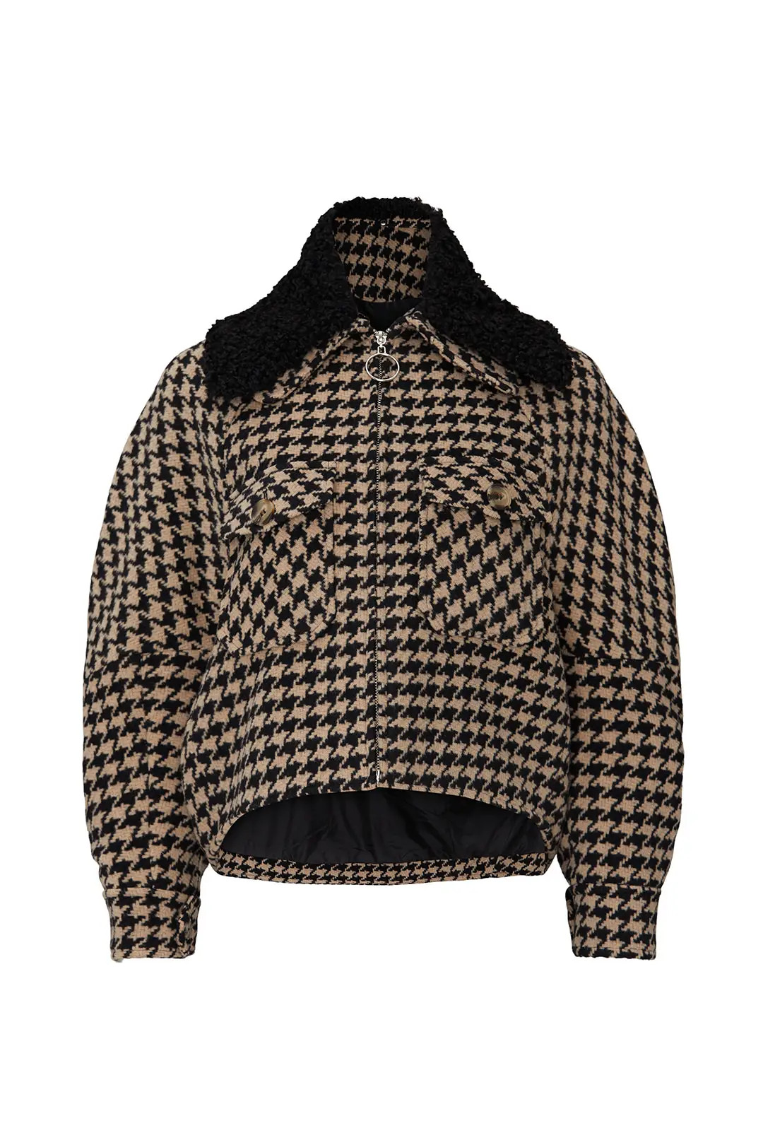 Sosken Jaden Houndstooth Jacket | Rent The Runway