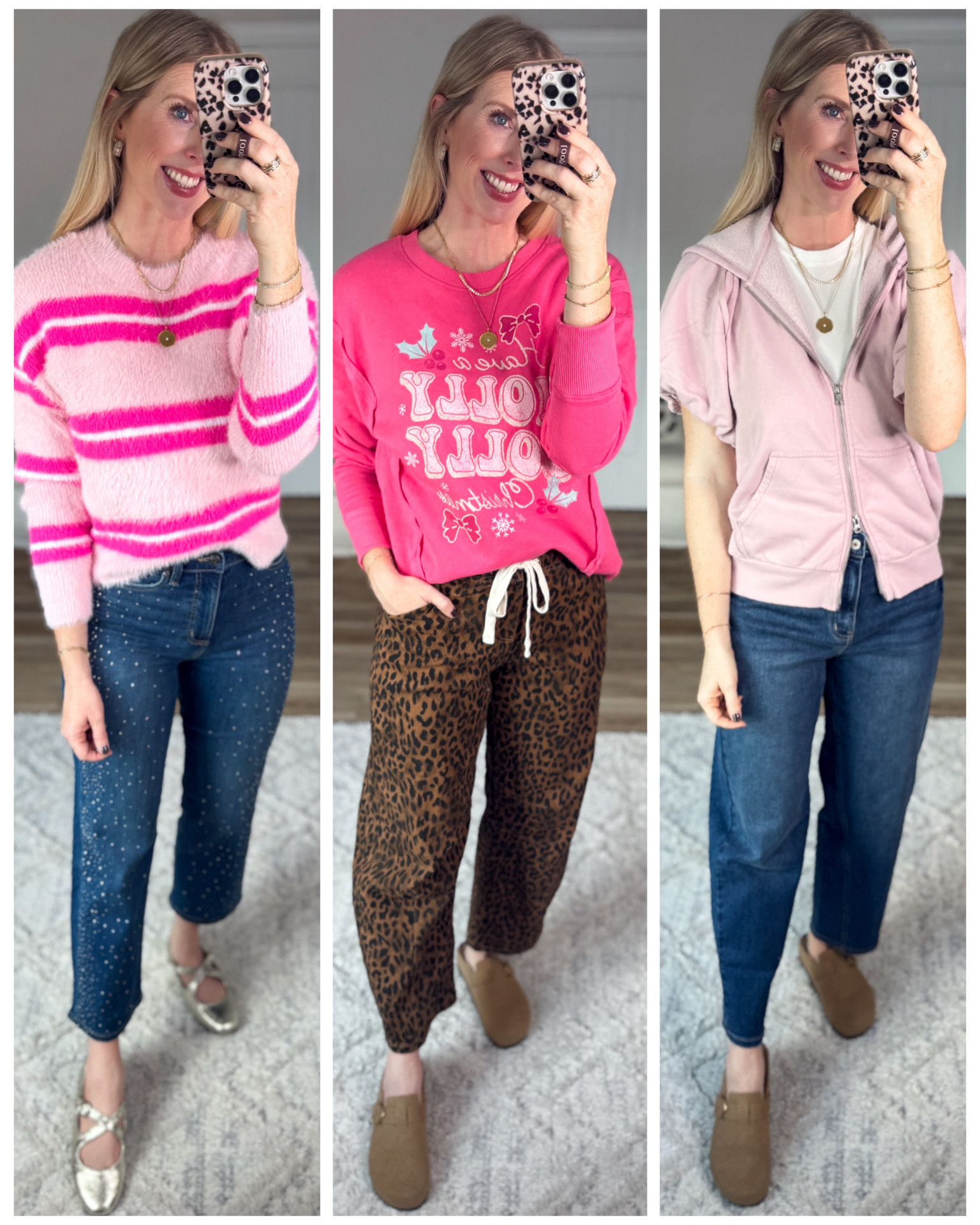 Daily try on, Walmart outfit, Walmart fashion, Walmart try on, pink sweater 

#LTKFindsUnder50 #LTKHoliday #LTKStyleTip