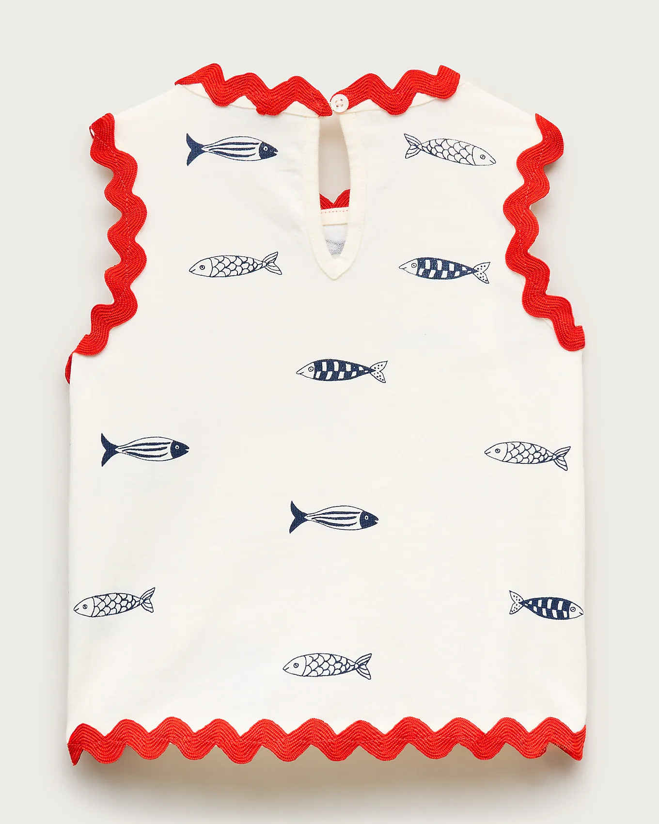 Girls' beaded fish tank top in jersey | J. Crew US