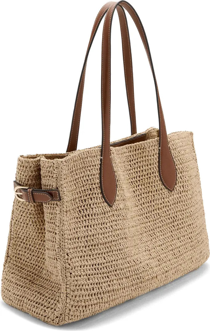MANGO Raffia Tote | Nordstrom | Nordstrom