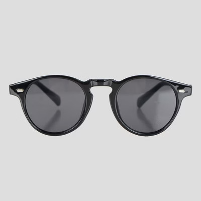 Anna-Kaci Women's Classic Round - Frame Polarized Sunglasses UV400 Protection- Black Frame - Gray Lens | Target