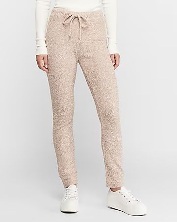 high waisted chenille cozy leggings | Express