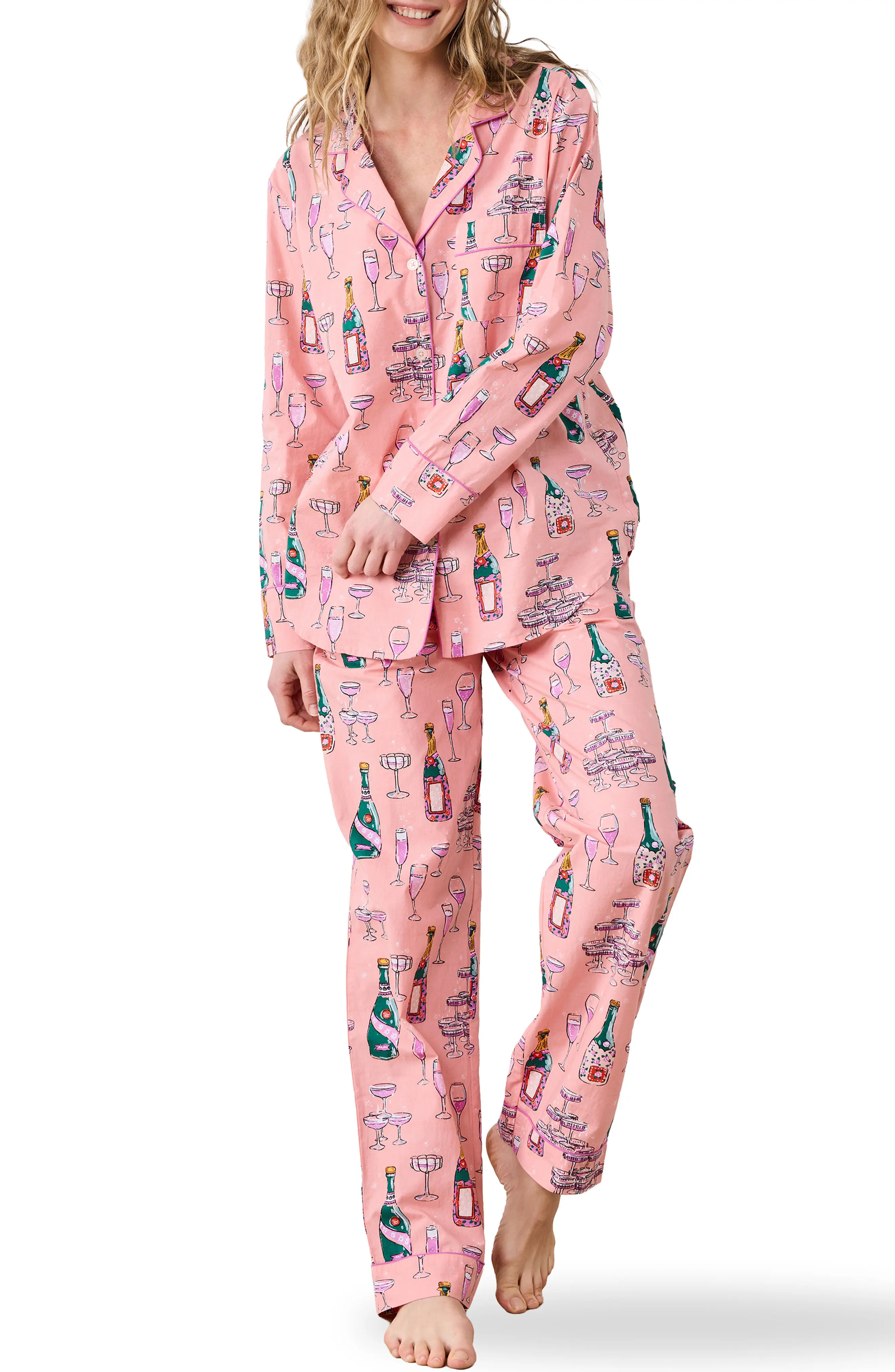 Long Sleeve Organic Cotton Pajamas Set | Nordstrom Rack