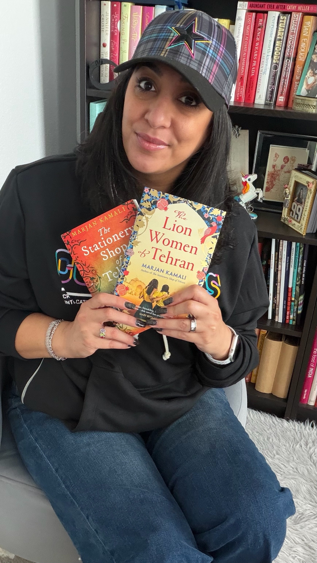 Watch the full video on IG @nooshify. Let’s talk books 📚 In this video I share reviews on @marjankamali7 The Stationary Shop, Variation by @rebeccayarros, and Maybe You Should Talk to Someone by @lorigottlieb_author. Loved all three and I highly recommend all of them!

I’m currently reading The Lion Women of Tehran by Marjan Kamali and listening to The Seven Principles for Making Marriage Work by Dr. John Gottman on audio.

What are you currently reading? Comment below and don’t forget to follow for more book chats!

#LTKGiftGuide #LTKOver40 #LTKFindsUnder50