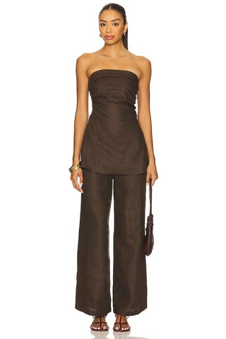 FAITHFULL THE BRAND Syna Pant in Forest from Revolve.com | Revolve Clothing (Global)