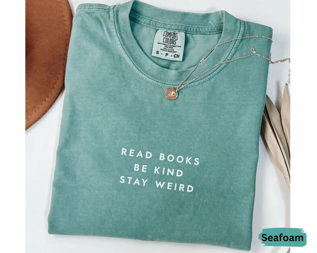 Vintage Comfort Colors Reading Books Shirt Book Lover Tshirt - Etsy | Etsy (US)