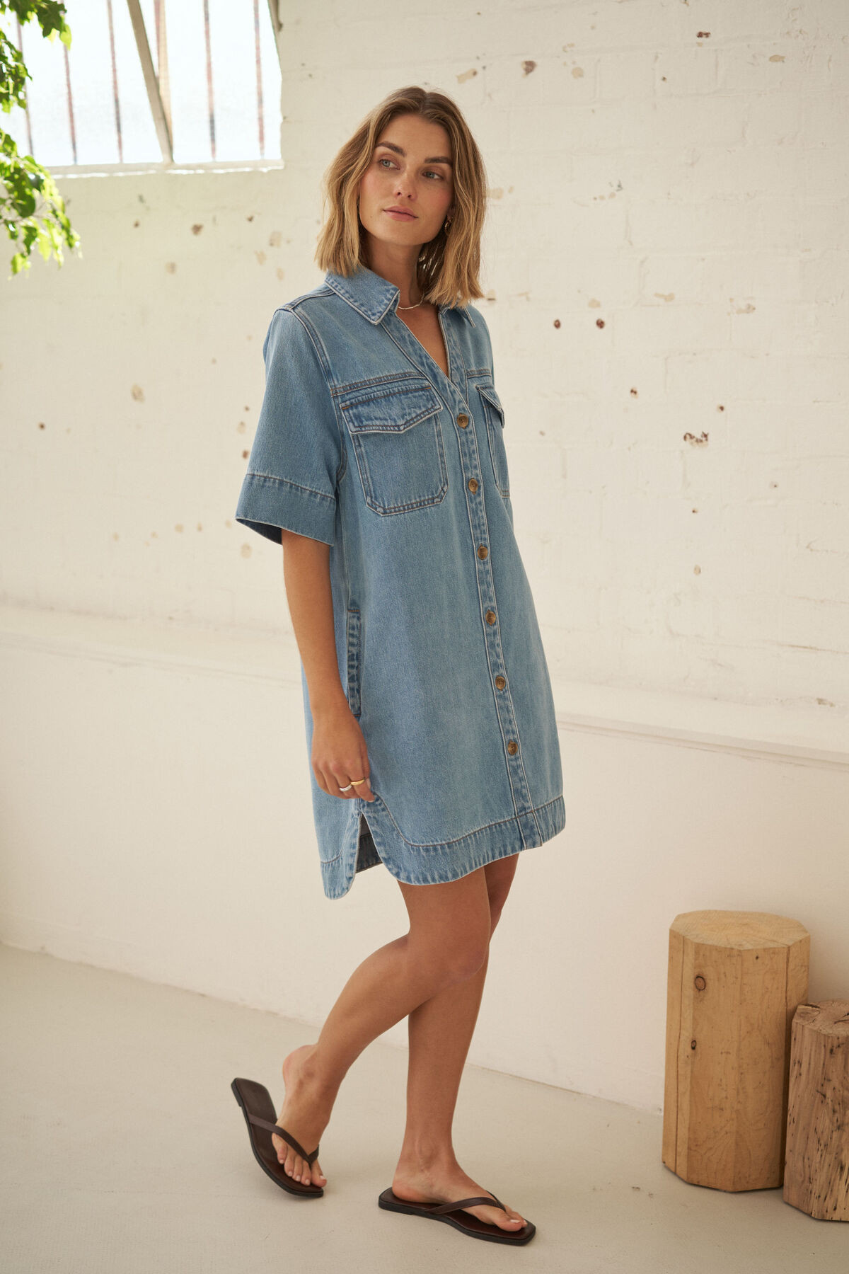 Bonnie Relaxed Shirt Dress | Ceres Life