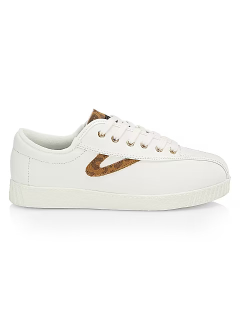 Nylite Plus Leather Sneakers | Saks Fifth Avenue