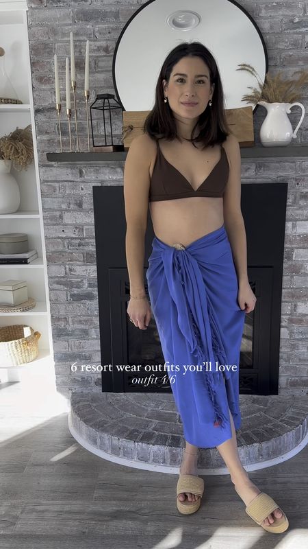 Sharing 6 resort wear outfits you’ll love! 🦋 This sarong is the prettiest blue ever. 

I am wearing s a M in the suit. Shoes are true to size.

#amazonfashion #vacationoutfit #momoutfit #summerstyles #pinterestinspired #pinterestfashion #momstyleinspo 

#LTKfindsunder50 #LTKSeasonal #LTKfindsunder100