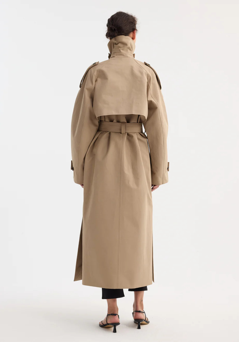 oversized classic trench | clay | Rohe