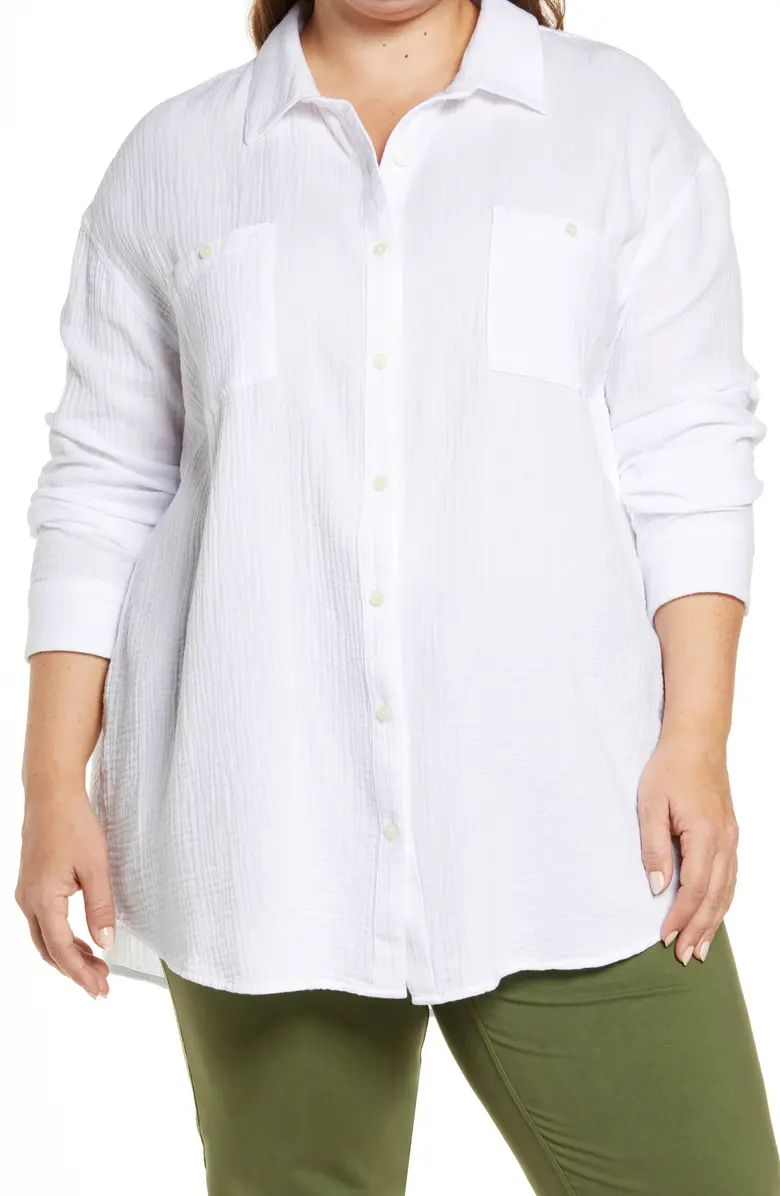 Long Sleeve Cotton Button-Up Shirt | Nordstrom