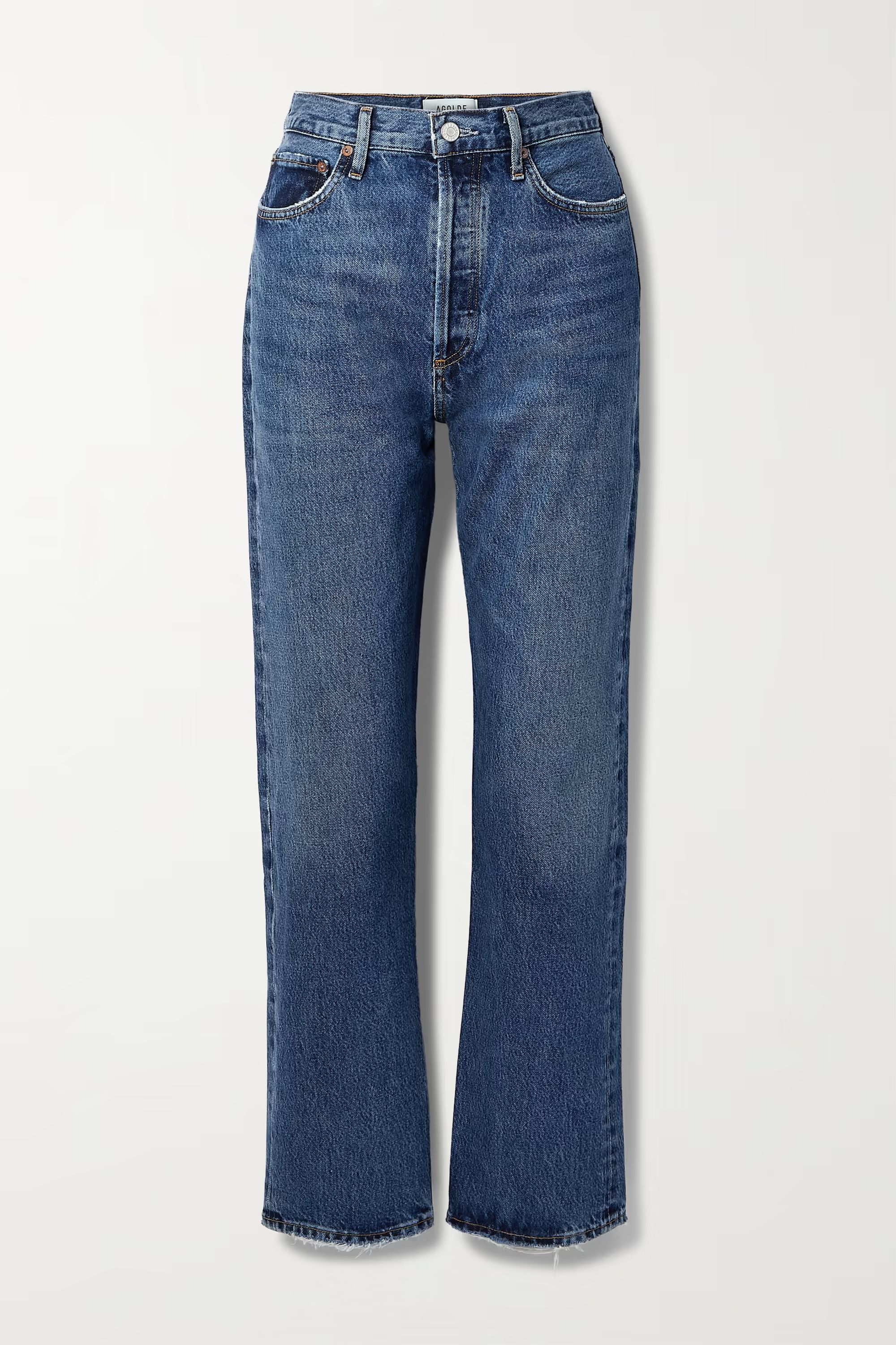 '90s Pinch Waist high-rise straight-leg organic jeans | NET-A-PORTER (US)