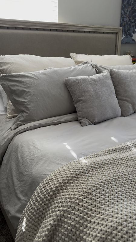A little bedding refresh with Boll & Branch bedding and some new throw pillows and a throw blanket! #bedding #bollandbranch #duvet #bedroom 

#LTKhome