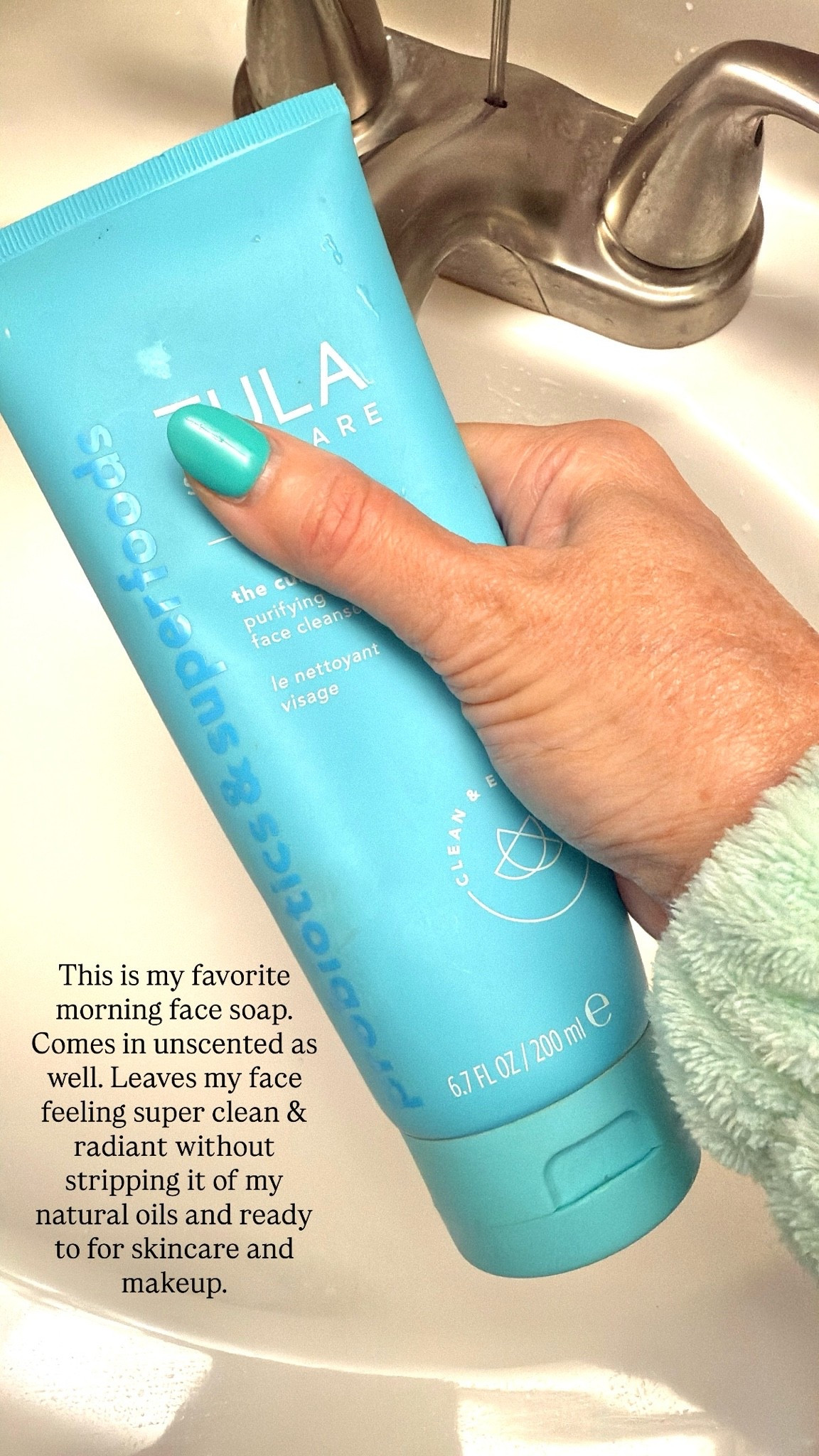This is my favorite morning face soap. Comes in unscented as well. Leaves my face feeling super clean & radiant without stripping it of my natural oils and ready to for skincare and makeup. I use the scented- it is very light, but I enjoy it. All 3 below are half off today!

Face soap, face wash, facial soap, face cleanser, facial cleanser @ulta

#LTKBeauty #LTKselfcare #LTKSaleAlert