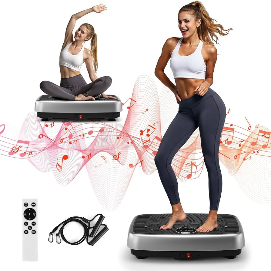 Vibration Plate Exercise Machine, 2025 Upgraded 2D&4D PRO Vibration Plate for Lymphatic Drainage,... | Amazon (CA)